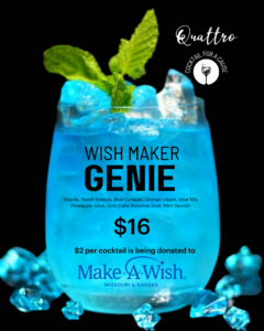 image of Wish Maker Genie cocktail in Quattro at The Westin St. Louis